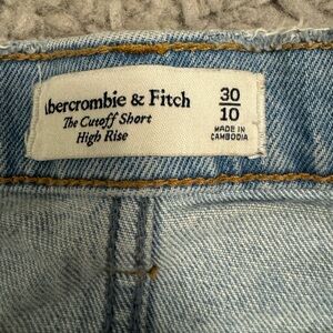 High Waisted Curve Love Abercrombie Jean Shorts